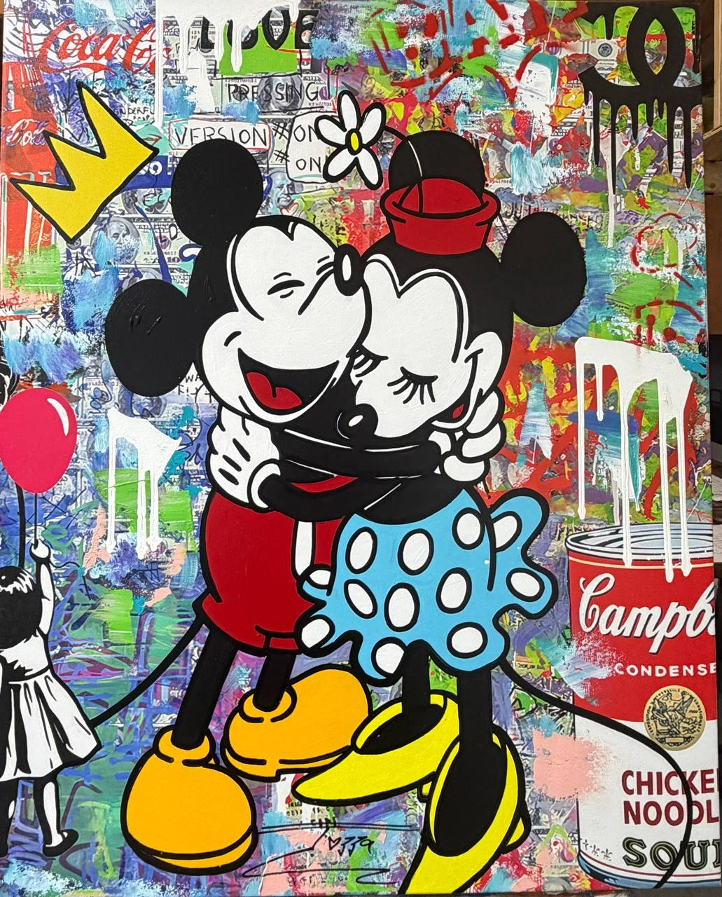 Big Hug, enlarged photograph